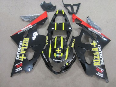 2004-2005 Black Yellow Rizla Suzuki GSXR750 Bike Fairing UK Stores