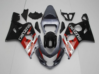 2004-2005 Black Red Suzuki GSXR750 Bike Fairings UK Stores