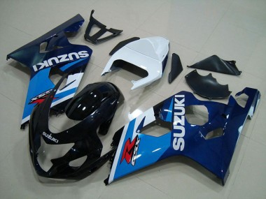 2004-2005 Blue White Suzuki GSXR750 Motorbike Fairing UK Stores