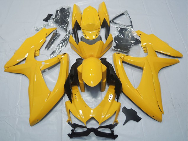 2008-2010 Yellow Suzuki GSXR750 Motorbike Fairings UK Stores