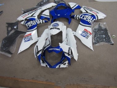 2011-2021 White Lucky Strike Motul Suzuki GSXR750 Motorbike Fairing UK Stores