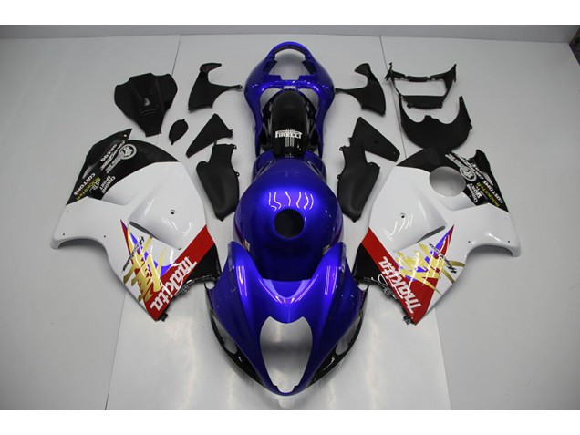 1996-2007 Blue White Suzuki GSXR1300 Hayabusa Motor Bike Fairings UK Stores 1996-2007 Blue White Suzuki GSXR1300 Hayabusa Motor Bike Fairings UK Stores