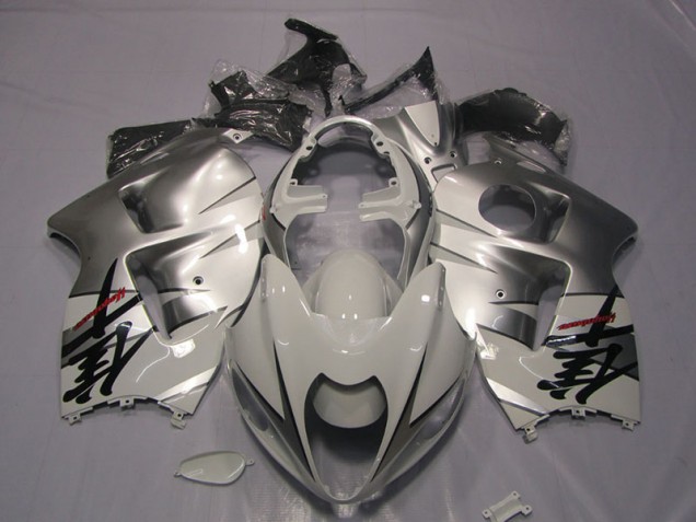 1996-2007 White Black Decal Suzuki GSXR1300 Hayabusa Motorcycle Fairings UK Stores