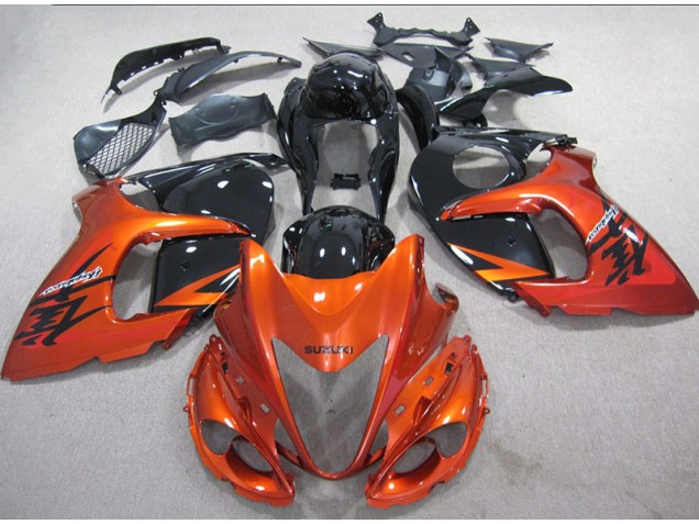 2008-2019 Orange Black Suzuki GSXR1300 Hayabusa Motor Bike Fairings UK Stores 2008-2019 Orange Black Suzuki GSXR1300 Hayabusa Motor Bike Fairings UK Stores