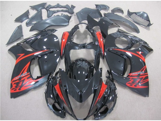 2008-2019 Black Red Suzuki GSXR1300 Hayabusa Motorcycle Bodywork UK Stores 2008-2019 Black Red Suzuki GSXR1300 Hayabusa Motorcycle Bodywork UK Stores
