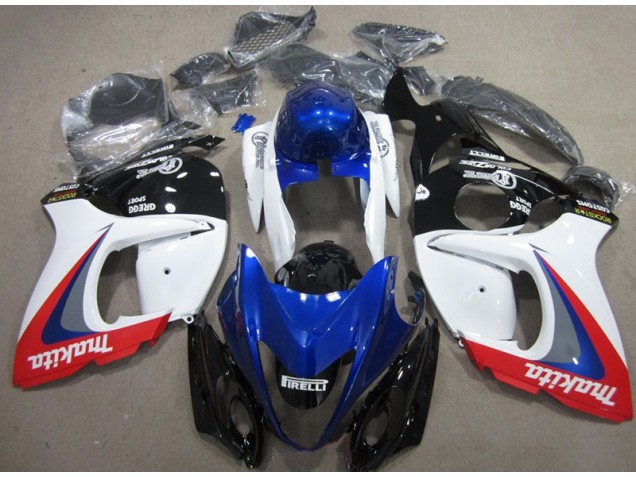 2008-2019 White Blue Makita Suzuki GSXR1300 Hayabusa Moto Fairings UK Stores 2008-2019 White Blue Makita Suzuki GSXR1300 Hayabusa Moto Fairings UK Stores