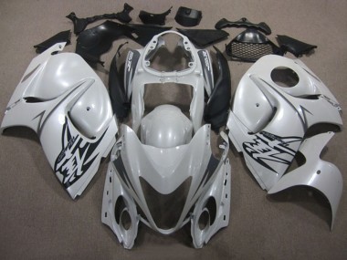 2008-2019 White Black Suzuki GSXR1300 Hayabusa Motorcycle Replacement Fairings UK Stores