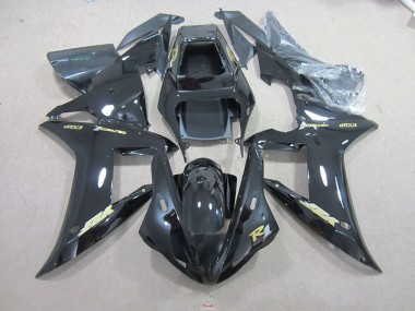 2002-2003 Black Gold Decal Yamaha YZF R1 Motorcyle Fairings UK Stores