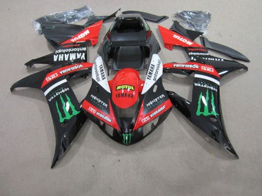 2004-2006 Red White Black Motul Yamaha YZF R1 Motorcycle Fairing UK Stores