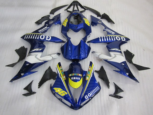 2004-2006 Blue Go!!!!!!! 46 Yamaha YZF R1 Motorcycle Bodywork UK Stores 2004-2006 Blue Go!!!!!!! 46 Yamaha YZF R1 Motorcycle Bodywork UK Stores