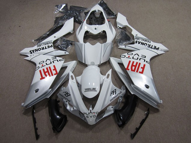 2009-2011 White Black PB Red Fiat Yamaha YZF R1 Motorcycle Fairing Kits UK Stores 2009-2011 White Black PB Red Fiat Yamaha YZF R1 Motorcycle Fairing Kits UK Stores