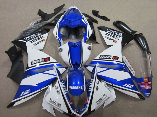 2012-2014 Blue White Yamaha YZF R1 Motorbike Fairing UK Stores 2012-2014 Blue White Yamaha YZF R1 Motorbike Fairing UK Stores