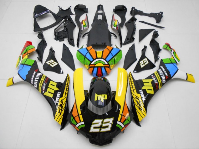 2015-2019 Yellow Black 23 Yamaha YZF R1 Motorcyle Fairings UK Stores 2015-2019 Yellow Black 23 Yamaha YZF R1 Motorcyle Fairings UK Stores