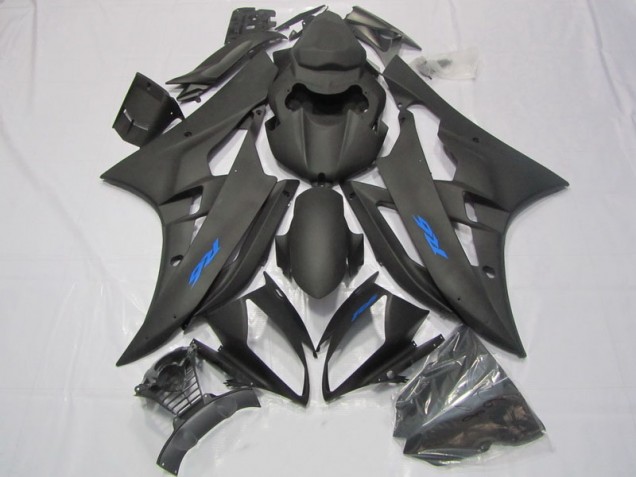 2006-2007 Black Blue Decal Yamaha YZF R6 Motorcycle Fairings Kit UK Stores 2006-2007 Black Blue Decal Yamaha YZF R6 Motorcycle Fairings Kit UK Stores